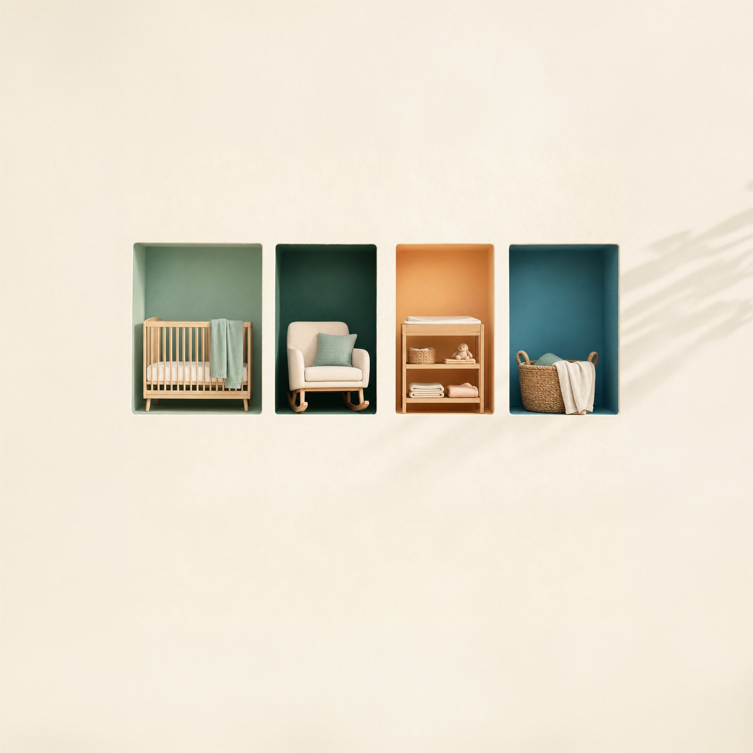 Oak nursery set